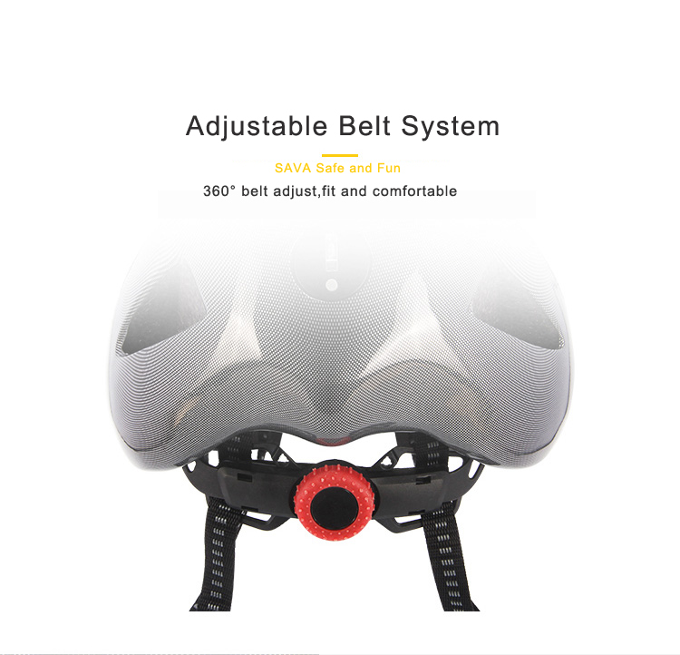 Bike Helmet Night Cycling Safe Helmet Turning Light USB Charge Helmet