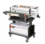 LF-1080B Vertical Sealing Machine , Vacuum Food Continuous Band Sealer
