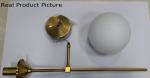 Rose Gold Color glass ball wall sconce for Corridor Living room Studio Bedroom (