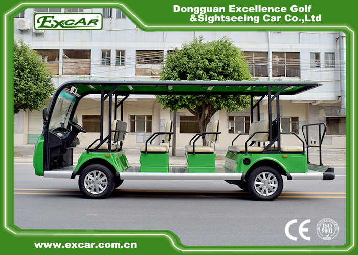Mini Electric Tourist Bus With Four Wheels Hydraulic Braking System