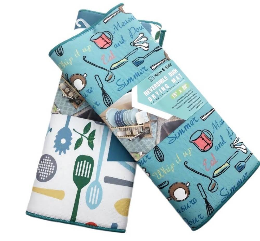 Microfiber Fast Drying Dishes Mat 40x45cm 100 Polyester