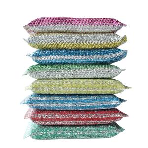China Non Scratch Kitchen Cleaning Sponge Dish Washing Stainless Steel Sponge wholesale