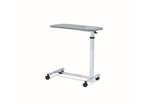 China Mobile Adjustable Hospital Bedside Tray Table Four Swiveling Castors wholesale