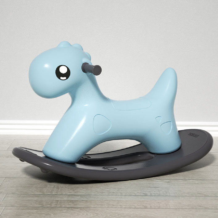 Gender-Neutral Baby Child Rocking Horse Roller Coaster Ride-on Toy Great Birthday Gift