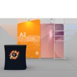 6 X 6 Trade Show Exhibition Display Pop Up Wall Banner Stand 30mm