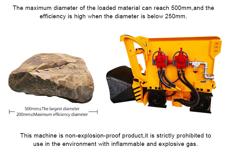 20-30m3/H Rock Loader Air Rock Loading Machine Used In Coal Mines