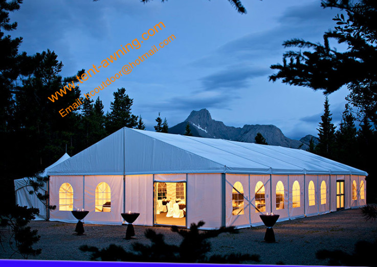 Temporary Wedding Banquet Tent Aluminum Structure Fire Retardant Marquees