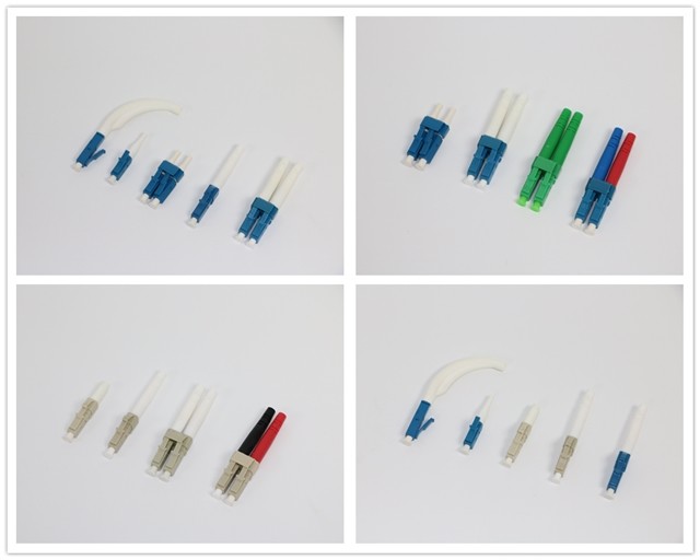 Multimode LC Fiber Optic Connector With PC UPC APC Polishing Fiber Ferrule