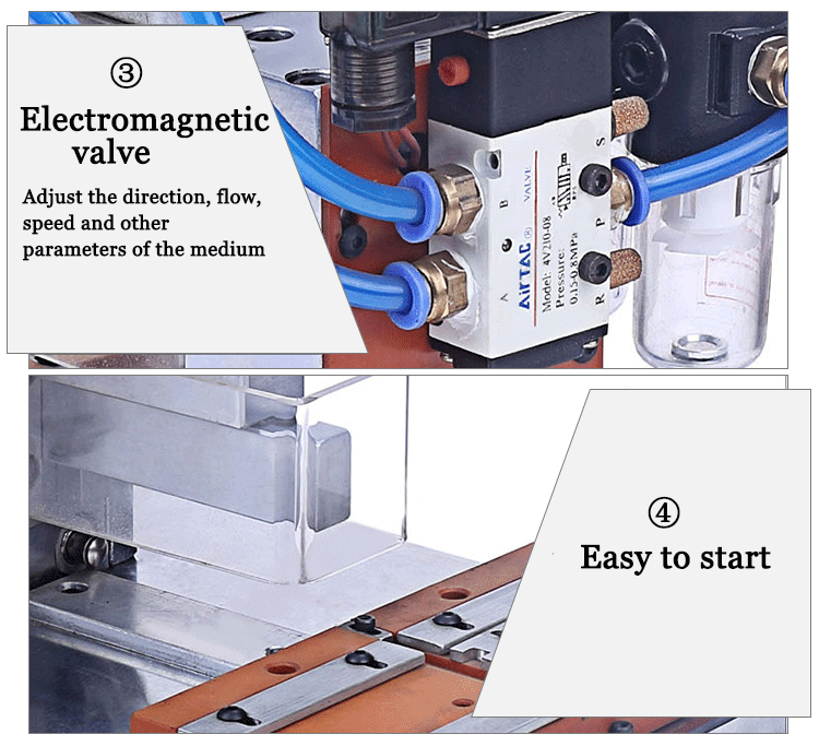 Adjustable IDC Flat Cable Connector Crimping Machine 2P-64P On-line Support and Crimping