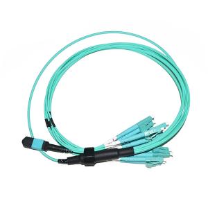China 12 24 Cores Fanout MPO To LC Breakout Cable MPO Fanout Cable wholesale