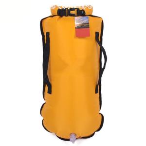 China Custom Triathlon Race Gear yellow orange pink 28L Swim Buoy Dry Bag wholesale