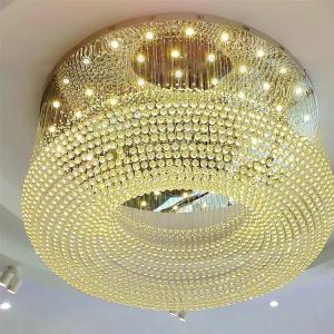 China Brass Crystal Halo Chandelier Pendant Light 110V-220V OEM ODM wholesale