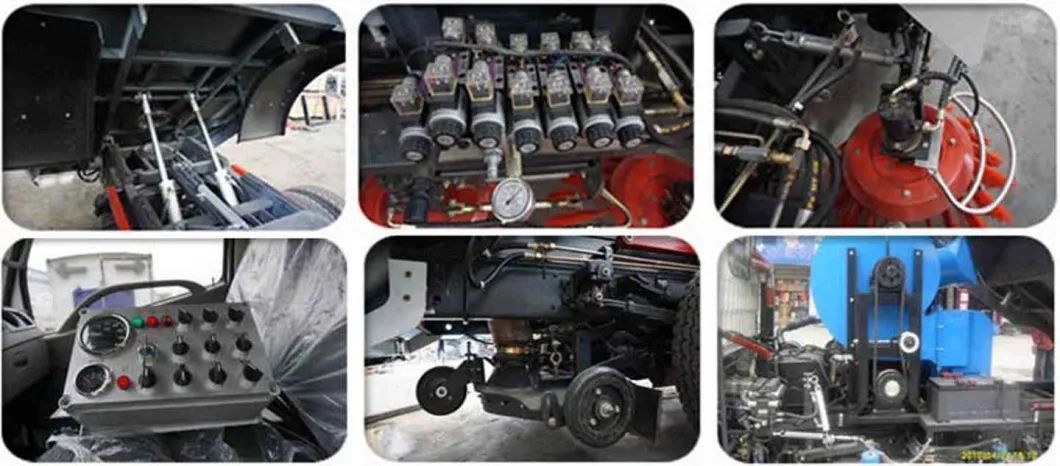 Foton Aumark Vacuum Road Sweeper Truck with Snow Remover for Sale