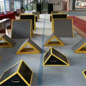 China Fitness Equipment for Children Black and Yellow Wooden Baffle Balance Training wholesale