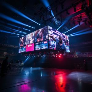 China Seamless Outdoor Sports Perimeter LED Display IP65 6500nits Brightness wholesale