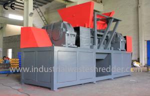 China Double Shaft Heavy Duty Cardboard Shredder , Cardboard Carton Shredder Machine wholesale