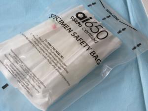 China Biological Gravure Printing AI 95kpa Specimen Bags wholesale