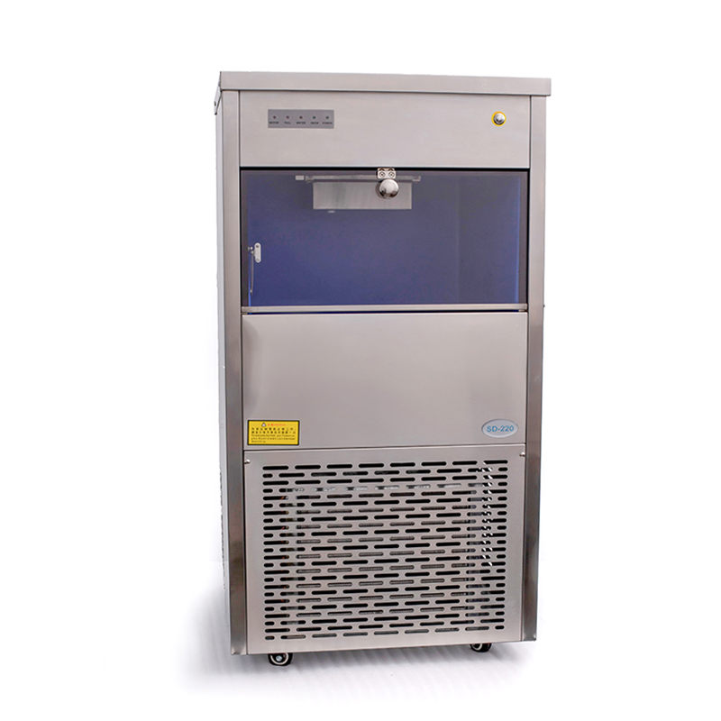 Commercial Electric Snow Flake Ice Machine with 80kg Yield and 30kg Ice Storage Capacity