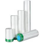 Green Taped Protective Anti Outdoor Paper Pre Taped Masking Film 16m