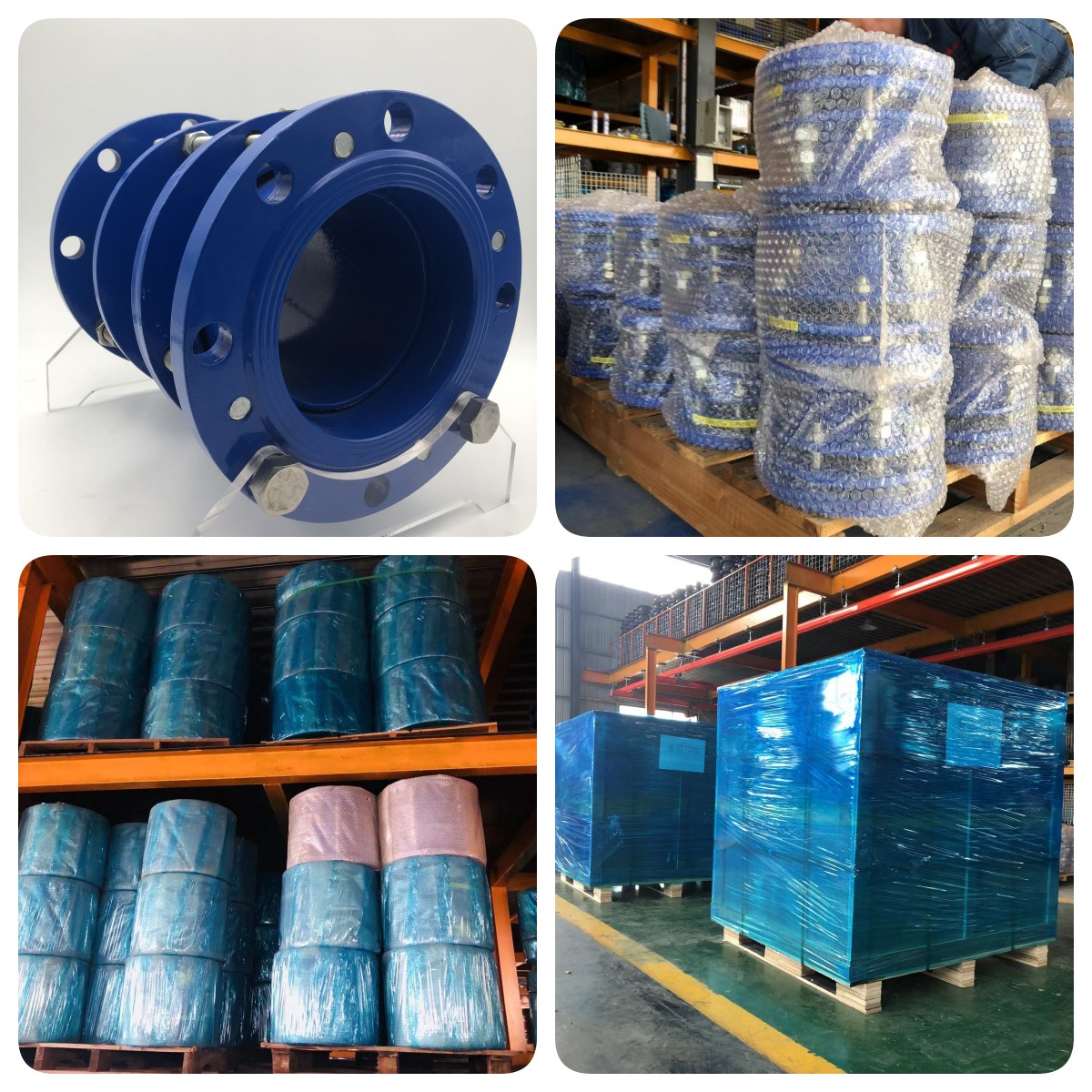 Dn2000 Double Flange Valve Pipe Metal Expansion Joint Limit Disassembly Joint Forged Equal