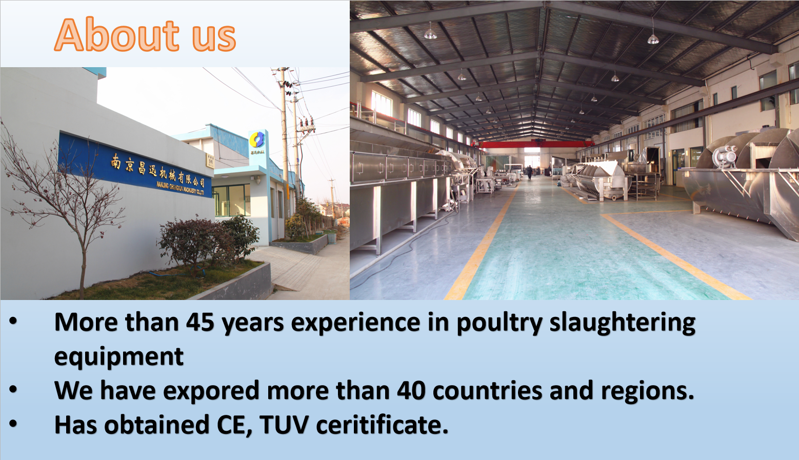 1000bph Automatic Chicken Slaughtering Equipment For Poultry Slaughterhouse