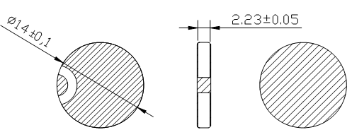 JIAKANG Ultrasonic Piezoelectric Piezo Ceramic Disc 1MHZ Piezo Generator