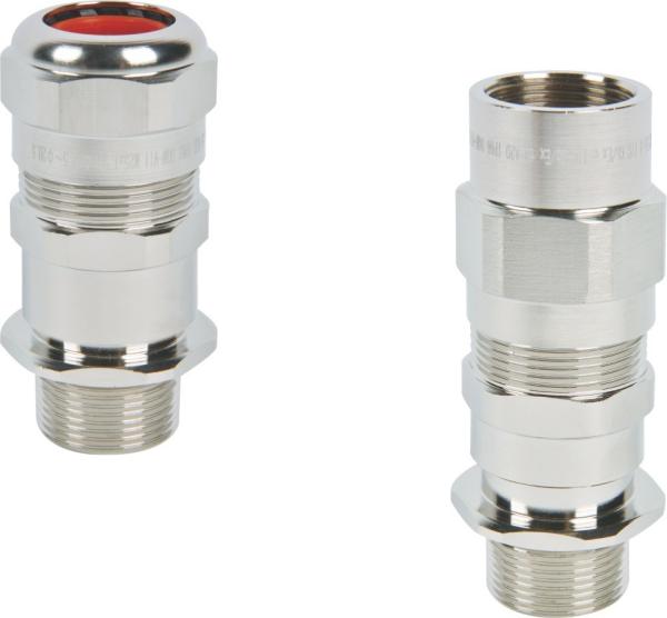 DQM-CF Series Cable Gland Explosion Proof IP66 Stainless Steel Or Nickel Plated