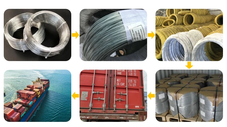 0.6 6.0mm Diameter Galvanized Steel Binding Wire Prevent Rusting and Shiny Silver Color for Preventing Rusting