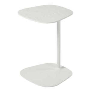 China Tomile White 21.62 inch Height Livingroom End Table 55lb For Laptop C Shaped wholesale