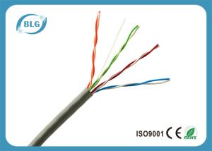 China 24AWG Bare Copper Ethernet Network Cables , Category 5e UTP Cable 1000 FT wholesale