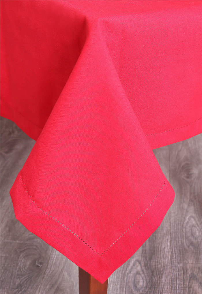 Natural Linen Look Tablecloths , Assorted Sizes 60x84 Inch Dining Table Cloth