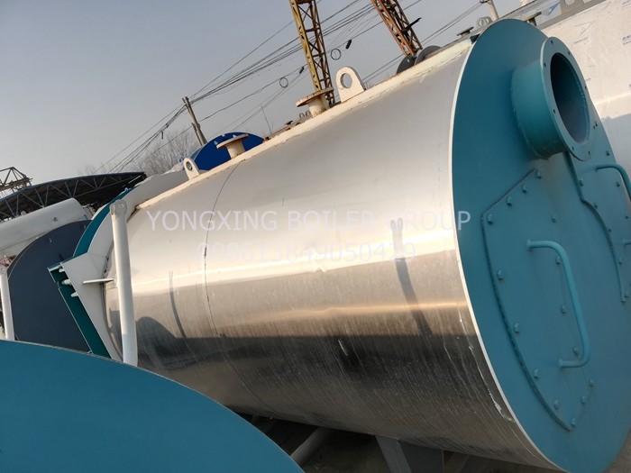 4T Heating Output Hotel Fire Tube Hot Water Boiler / High Efficiency Hot Water Boiler