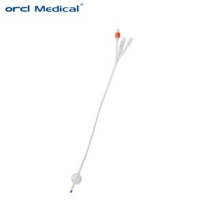 China Medical Consumables Sterile Disposable 3 Way 100% Silicone Foley Catheter Wholesale Supplier wholesale