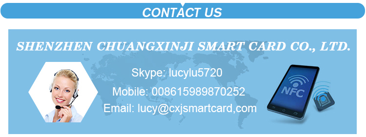 Plastic PVC RFID NFC Card Contactless for Gift
