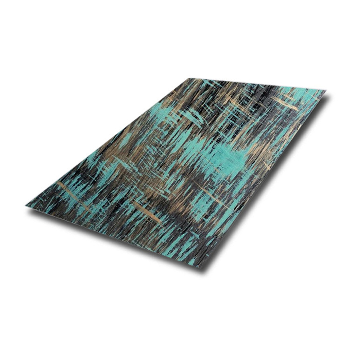 Custom 201 Decorative Stainless Steel Sheet Antique Finish For Kitchenware