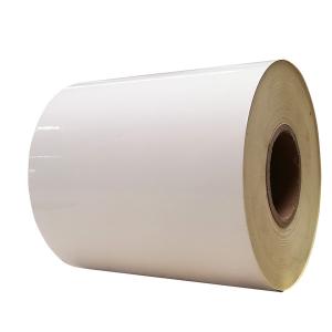 China Cast Coated Sticker Paper Roll HM0133 with white glassine liner wholesale