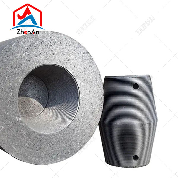 Dia 75mm-700mm L1800-2700mm UHP HP RP Electrodo De Grafito Graphite Electrode With 4tpi 4tpil Nipple For Eaf Lf