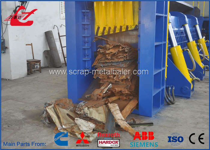 Hydraulic Shear Baler / Radiator And Metal Scrap Shearing Equipment