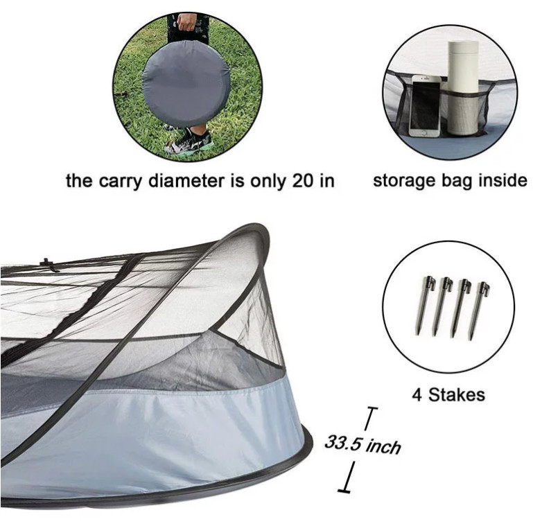 L220*W85 Portable Travel Hammock