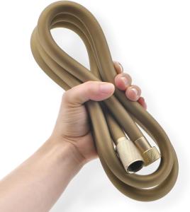 China Briskspring Flexible Silicone Shower Hose in Brushed Gold wholesale