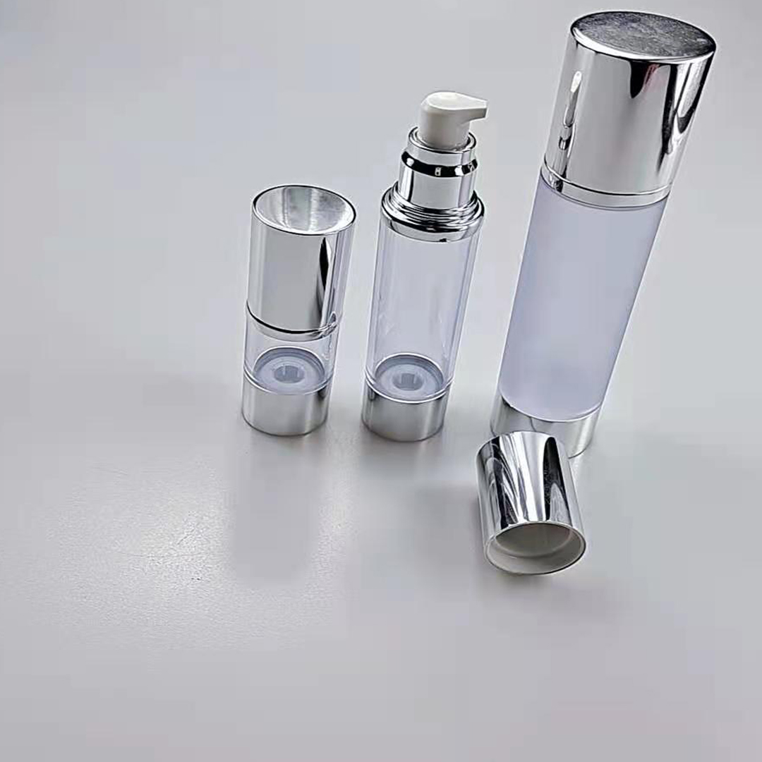 30ml Lotion Press Bottle of Cosmetic Vacuum Bottle with PMMA Cap