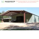 Professional Design Prefabricated Steel Building Construction Garage Shed