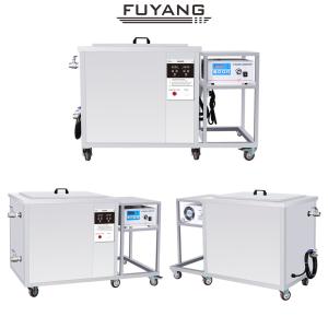 China Customized Single Tank Stainless Ultrasonic Cleaner Casters 560l 40khz wholesale