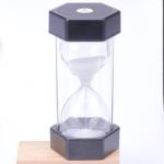 Kids Sand Timer Hourglass Plastic Hexagonal Hourglass Free Sample