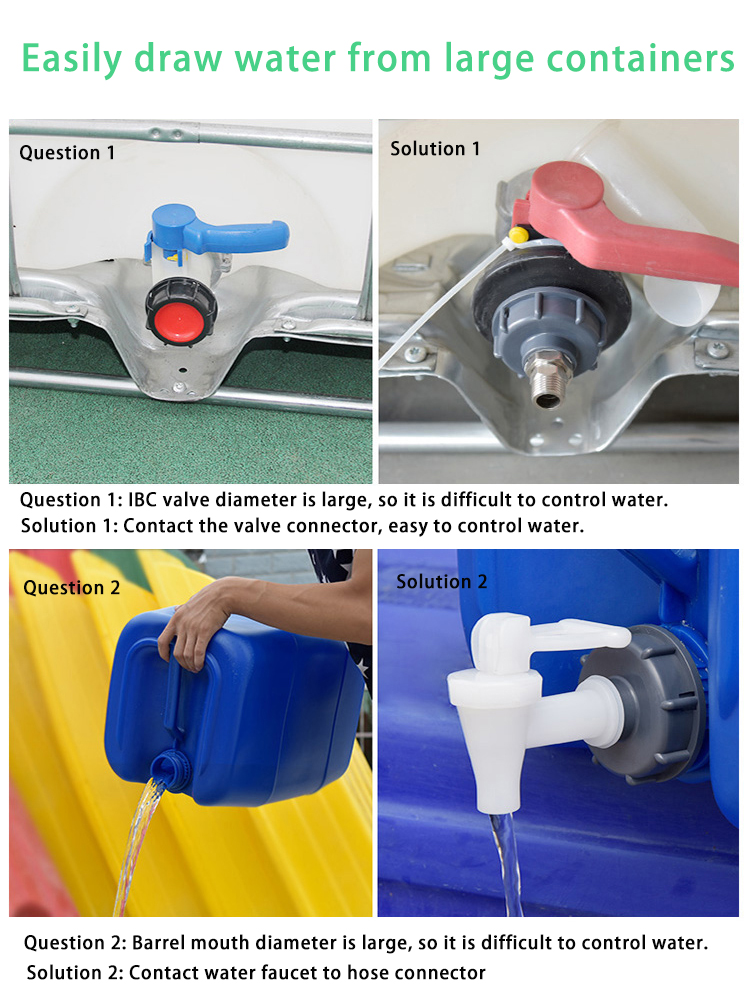 Used in IBC Tank Adapter Connector for Customization and OEM Customized Support