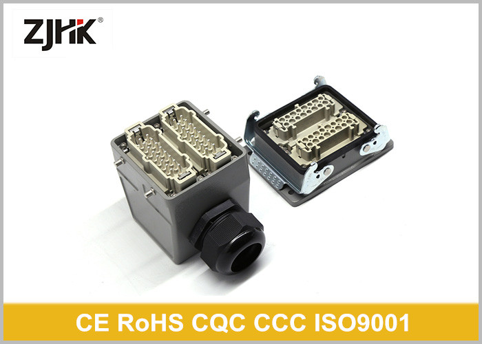 H32B TE 4B PG29 Industrial Hood And Housing For Straight Heavy Duty Rectangular Connector