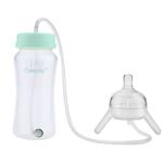 Hands Free Baby Feeding Bottle For Parents Straight Round 10oz Feeding Bottle