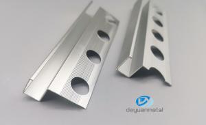 China Punched Aluminium Edge Trim Profiles 0.7- 2.0mm Thickness Electrophoresis wholesale