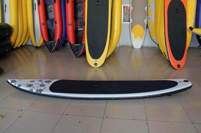 10 feet 6 inch Thickness Inflatable SUP Board Big Width With Transparent Window