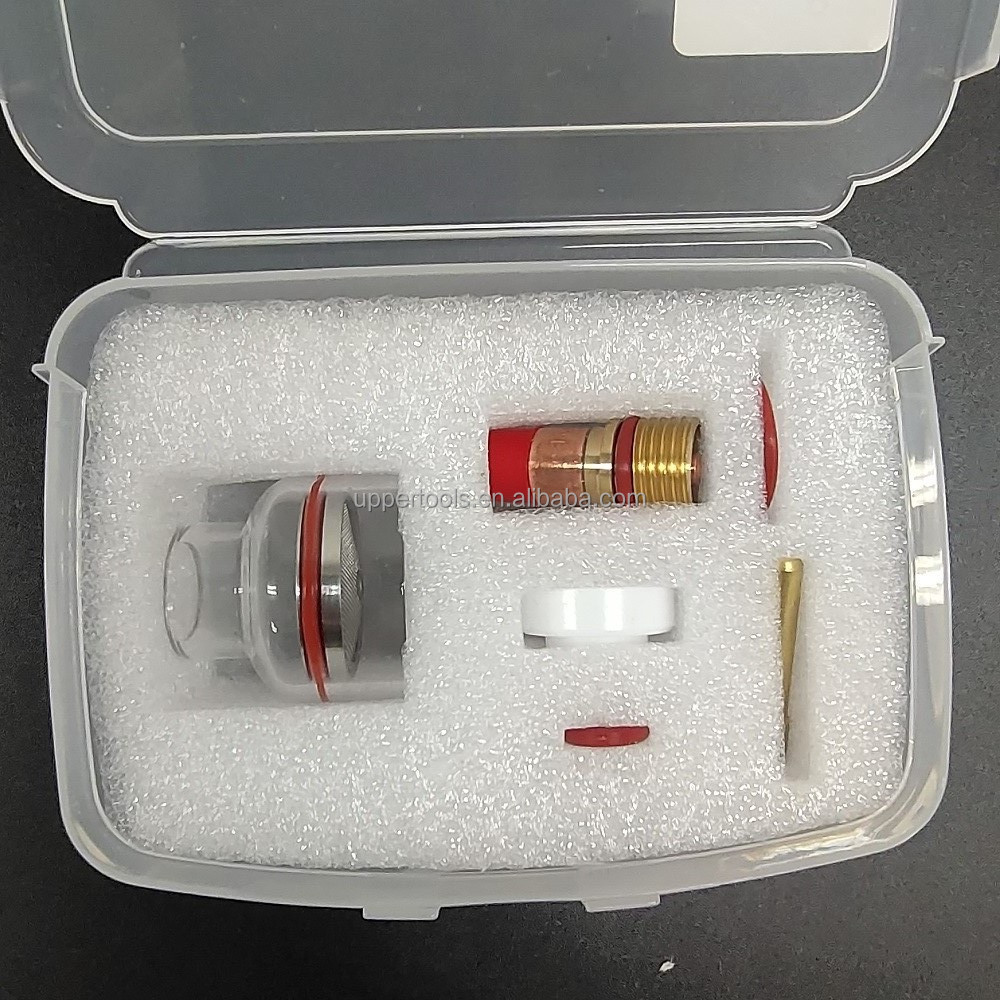2.4 mm TIG Welding Torch Stubby Gas Lens Glass Cup Kit for WP-17/18/26 Air Cooling